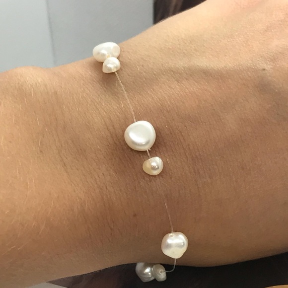 Natural Freshwater Pearl Bracelet - Picture 2 of 3